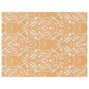 vidaXL Vonkaj&scaron;&iacute; koberec ARAKIL Oranžov&aacute; a biela 400 &times; 300 cm