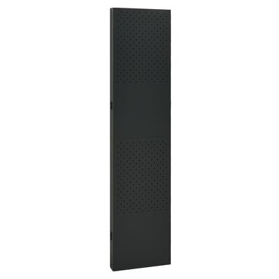 vidaXL 4-panelové paravány 2 ks čierne 160x180 cm oceľ