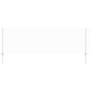 vidaXL Plot s podperou Strieborn&aacute;