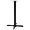 VidaXL Bistro Table Noha Čierna 56x56x72 cm Liatina