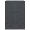 vidaXL Vysoká skrinka antracitová 67x39x95 cm oceľová
