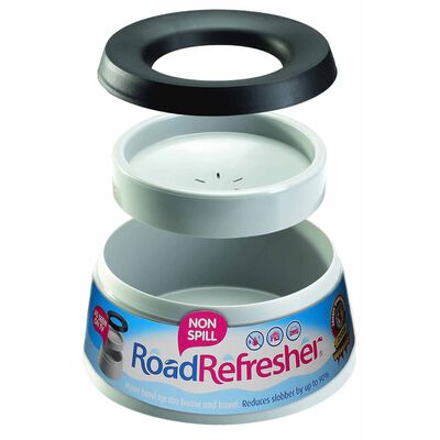 Road Refresher Nerozliateľná miska pre domáce zvieratá malá sivá SGRR