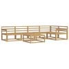 vidaXL Z&aacute;hradn&aacute; s&uacute;prava gaučov 6 pcs Biela 79 x 79 x 37 cm