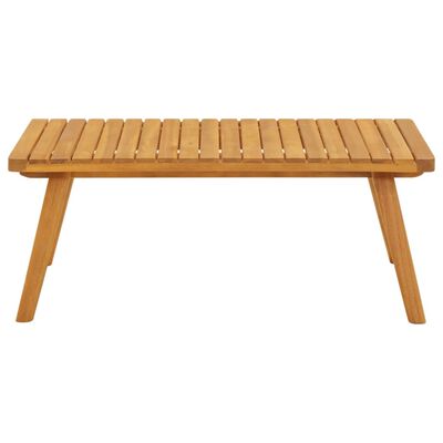vidaXL Záhradný konferenčný stolík 90x55x35 cm masívne akáciové drevo