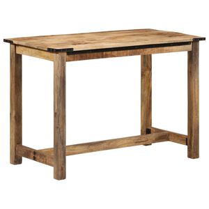 vidaXL Jed&aacute;lensk&yacute; st&ocirc;l 110x55x75 cm mas&iacute;vne mangovn&iacute;kov&eacute; drevo