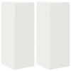vidaXL TV n&aacute;stenn&aacute; skriňa 2 pcs Biela 30 x 31 x 80 cm Kompozitn&eacute; drevo