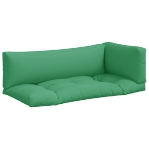 vidaXL Podložky na paletov&yacute; n&aacute;bytok 3 ks, zelen&eacute;, l&aacute;tka
