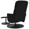 vidaXL Mas&aacute;žne skl&aacute;pacie kreslo s podnožkou čierne zamat