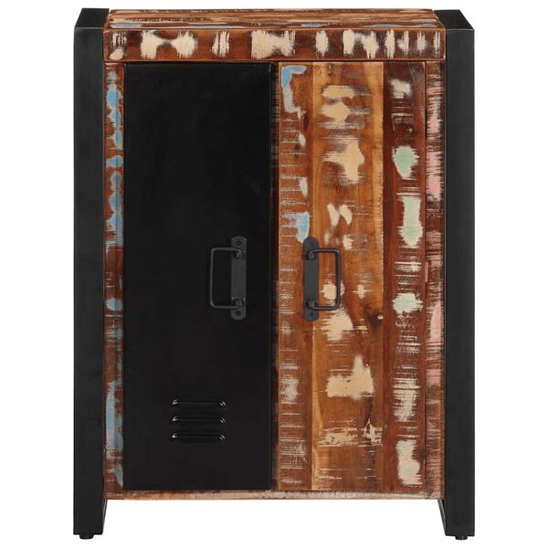 VidaXL Pr&iacute;born&iacute;k Viacfarebn&yacute; 55x35x70 cm Rekultivovan&eacute; mas&iacute;vne drevo