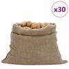 vidaXL Jutov&eacute; vrecia 30 ks 100x110 cm 100 % juta 220 gsm