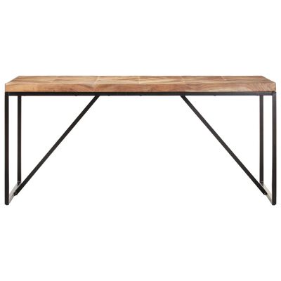 vidaXL Jedálenský stôl 160x70x76 cm akáciový a mangovníkový masív