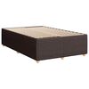 vidaXL Boxspring posteľ s matracom tmavohned&aacute; 120x190 cm l&aacute;tka