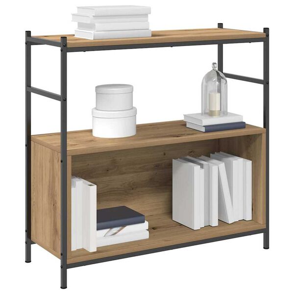 vidaXL Reg&aacute;l na knihy dub artisan 80 x 30 x 78.5 cm Kompozitn&eacute; drevo