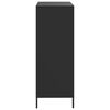 vidaXL Vysoká skrinka čierna 68x39x101,5 cm oceľ