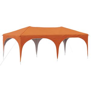 vidaXL Pr&iacute;stre&scaron;ok na p&aacute;rty 575 x 288 x 245 cm Oranžov&aacute; Oxfordsk&aacute; l&aacute;tka