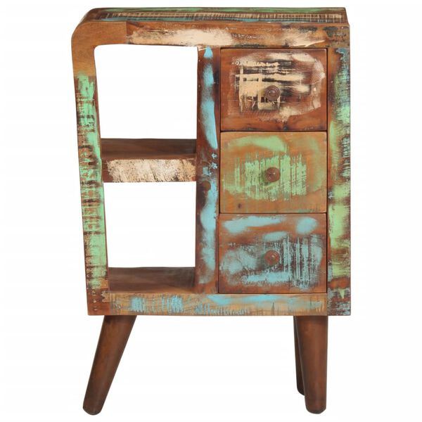 vidaXL Komoda 55x30x80 cm recyklovan&yacute; mas&iacute;v