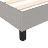 vidaXL Boxspring posteľ s matracom bledosivý 140x190 cm látka