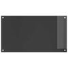 vidaXL Kuchynský backsplash Tmavo šedá 90 x 50 x 0,6 cm tvrdené sklo