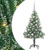 vidaXL Umel&yacute; vianočn&yacute; stromček, snehom obalen&yacute;, s LED svetlom 120 cm