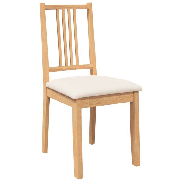 vidaXL Jed&aacute;lensk&eacute; stoličky s vank&uacute;&scaron;mi 2 ks Pr&iacute;rodn&aacute; kaučuk z mas&iacute;vneho