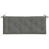 vidaXL Podložka na záhradnú lavičku tmavosivá melanž 120x50x7cm látka