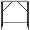 vidaXL Konzolový stolík sivý sonoma 75x32x75 cm kompozitné drevo