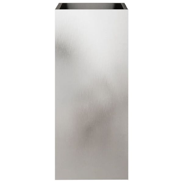 vidaXL Kvetin&aacute;č strieborn&yacute; 32x29x75 cm nehrdzavej&uacute;ca oceľ