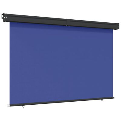 vidaXL Bočná markíza na balkón 165x250 cm, modrá