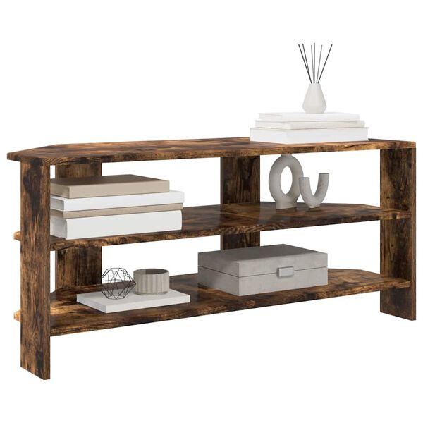 vidaXL Rohov&aacute;TVskriňa Dymov&aacute; dub 102x40,5x45cm Kompozitn&eacute; drevo