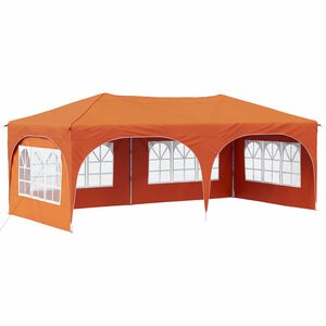 vidaXL Pr&iacute;stre&scaron;ok na p&aacute;rty 575 x 288 x 245 cm Oranžov&aacute; Oxfordsk&aacute; l&aacute;tka