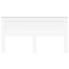 vidaXL Zadn&eacute; čelo s čelnou doskou Biela 180 cm Kompozitn&eacute; drevo