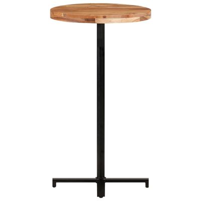 vidaXL Barový stôl okrúhly Ø60x110 cm masívne akáciové drevo