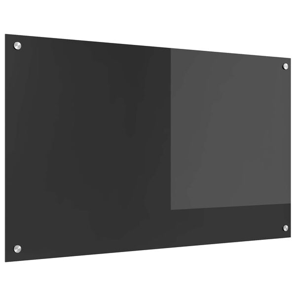 vidaXL Kuchynsk&yacute; backsplash Tmavo &scaron;ed&aacute; 100 x 60 x 0,6 cm tvrden&eacute; sklo