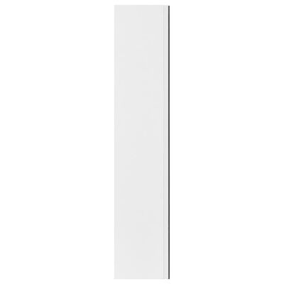 vidaXL Kúpeľňová skrinka so zrkadlom, biela 60x15x75 cm, MDF