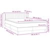 vidaXL Box Spring Posteľ s matracom Tmavomodr&aacute; 140x220 cm Zamat