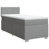 vidaXL Posteľn&yacute; r&aacute;m boxsping s matracom bledosiv&yacute; 90x200 cm l&aacute;tka