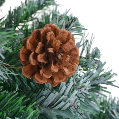 vidaXL Umelý vianočný stromček so šiškami 180 cm