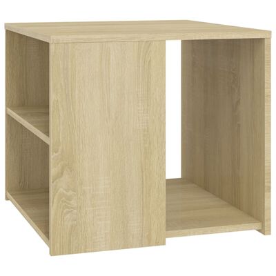 vidaXL Príručný stolík dub sonoma 50x50x45 cm drevotrieska