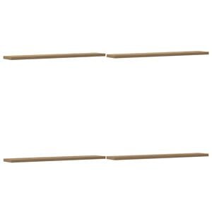 vidaXL Pr&iacute;davn&eacute; police 4 ks, dub artisan 60x10x1,5 cm, drevotrieska