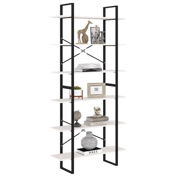 vidaXL Vysoká skrinka biela 100x30x210 cm masívna borovica