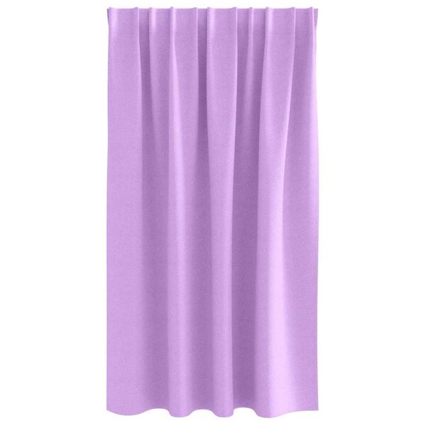 vidaXL Záclony na zatemnenie s krúžkami 2 pcs Fialová 140 x 140 cm