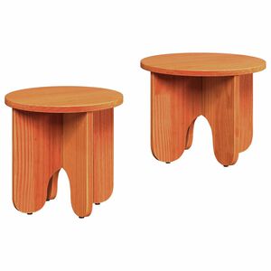 vidaXL Konferenčn&yacute; stol&iacute;k 2 ks Včel&iacute; hned&yacute; 39,5 x 39,5 x 30 cm