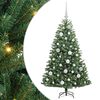 vidaXL Umel&yacute; Skl&aacute;pac&iacute; Vianočn&yacute; Stromček Zelen&aacute; 120 cm PVC a kov