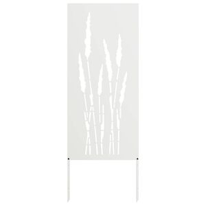 vidaXL Z&aacute;hradn&aacute; clona na s&uacute;kromie Kvetinov&yacute; Biela 50 x 140 cm