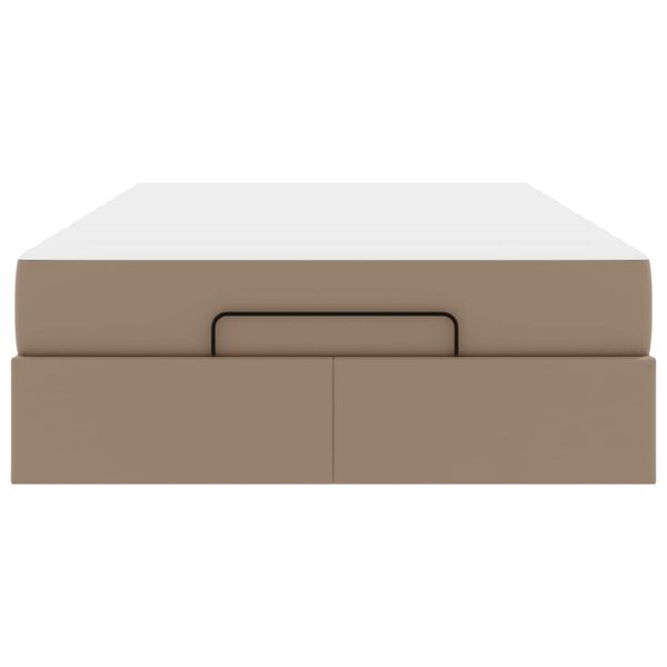 vidaXL R&aacute;m postele s matracom s matracmi 2 pcs Žltohned&aacute; PVC