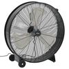 vidaXL Priemyselný bubnový ventilátor 77 cm 187,7 W, čierny