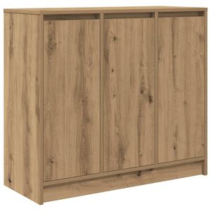 vidaXL Komoda dub artisan 85x34x76 cm spracovan&eacute; drevo