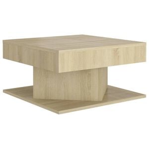 vidaXL Konferenčn&yacute; stol&iacute;k, dub sonoma 57x57x30 cm, kompozitn&eacute; drevo