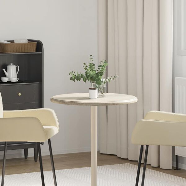 vidaXL Stolov&aacute; doska siv&aacute; &Oslash;60x2,5 cm mramor