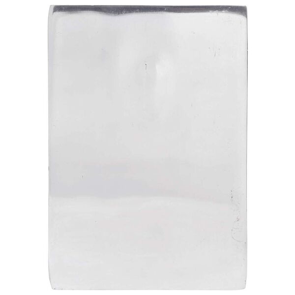 vidaXL Zarážky na knihy 2 pcs Strieborná 11 x 14 x 17.5 cm Hliník